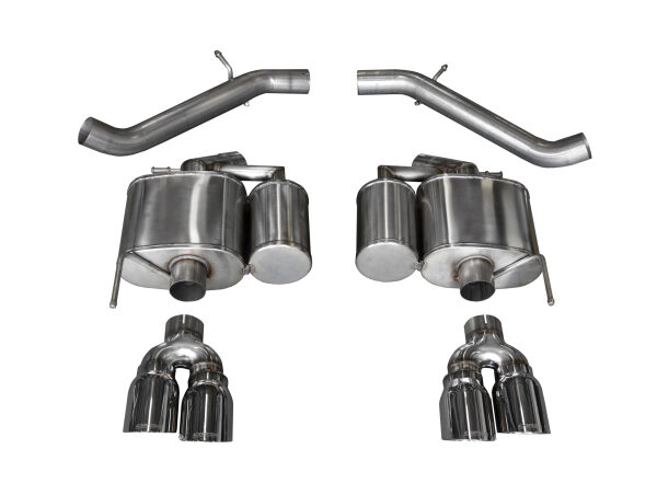Corsa 2016-2019 Cadillac ATS-V 3.6T 4in Polished Sport Axle-Back Exhaust