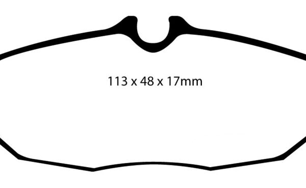 EBC 05-10 Ford Mustang 4.0 Bluestuff Rear Brake Pads