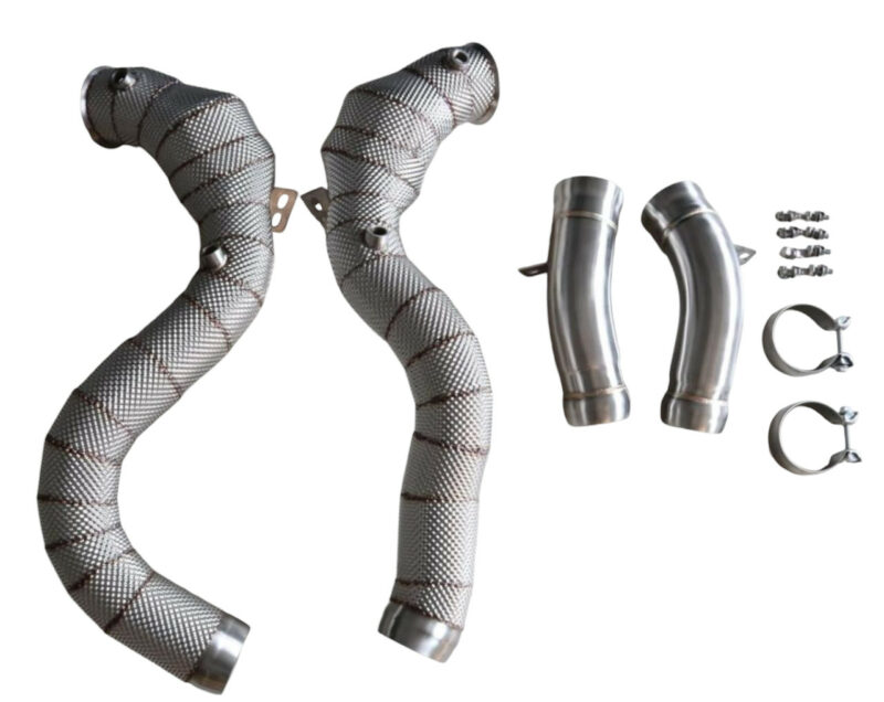 Untd. Performance 200 Cell Catted Downpipe W/Shield - Mercedes-Benz AMG GLC63 M177 2018+