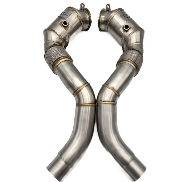 Untd. Performance Catted W/Shield Downpipe - BMW N63 F06 F07 F10 F01 G11 F15 550i 650i 750i X5 X6