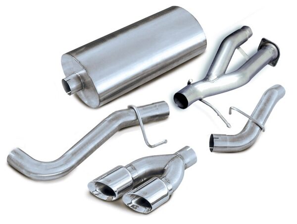 Corsa 2002-2006 Cadillac Escalade 6.0L V8 Polished Sport Cat-Back Exhaust