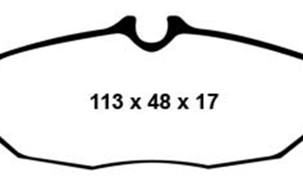 EBC 05-10 Ford Mustang 4.0 Redstuff Rear Brake Pads
