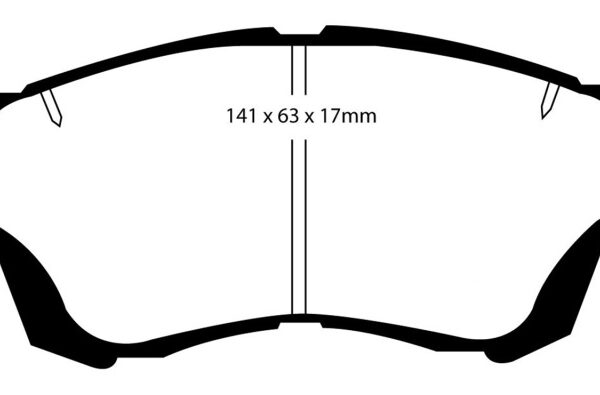 EBC 92-96 Lexus ES300 3.0 Yellowstuff Front Brake Pads