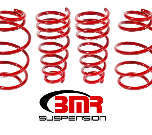 BMR 10-15 5th Gen Camaro V6 Lowering Spring Kit (Set Of 4) - Red