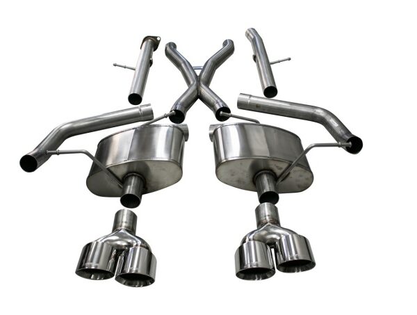 Corsa 18-21 Jeep Grand Cherokee TrackHawk 6.2L Xtreme Cat-Back Dual Rear Exit w/4.5in Polished Tips
