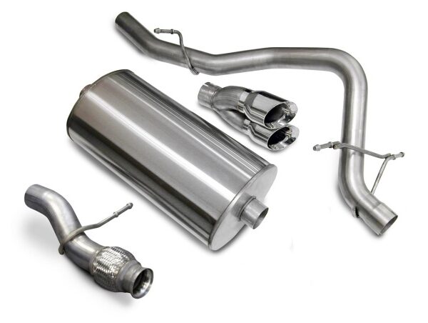 Corsa 2009-2014 Chevrolet Tahoe 5.3L V8 Polished Sport Cat-Back Exhaust