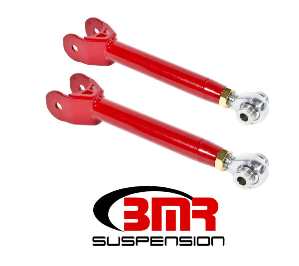 BMR 16-17 6th Gen Camaro Upper Trailing Arms w/ Single Adj. Rod Ends - Red