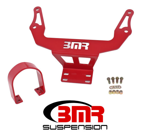 BMR 08-17 Challenger Front Driveshaft Safety Loop - Red