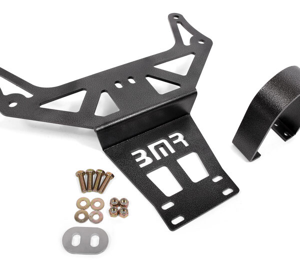 BMR 15-18 Dodge Challenger (Auto Trans) Hellcat/Demon Driveshaft Safety Loop - Black Hammertone