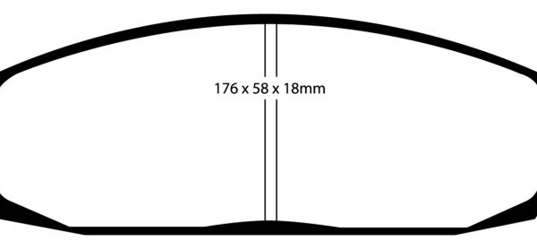 EBC 05-10 Jeep Commander 3.7 Greenstuff Front Brake Pads
