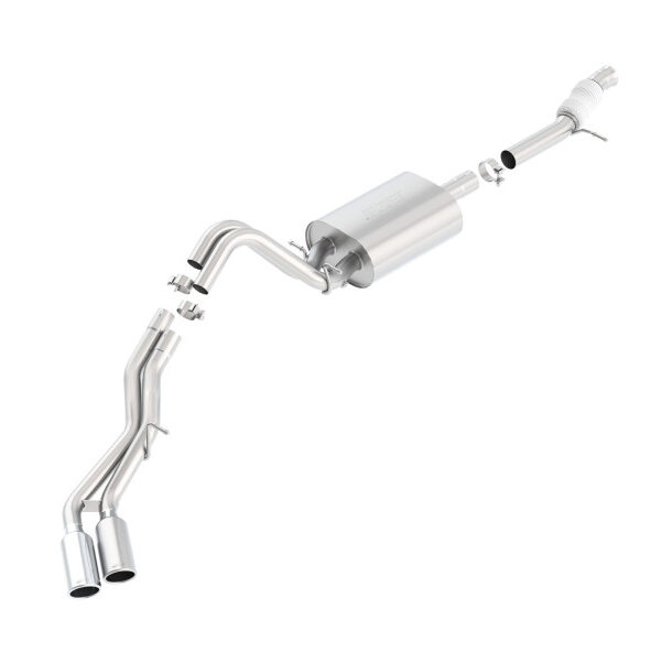Borla Touring Cat Back 15-16 Chevy Tahoe 5.3L V8 2.75in, 2.25in Dual Same Side Exit 4in Tips