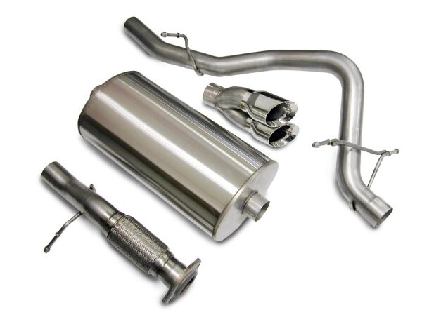 Corsa 2007-2008 Chevrolet Tahoe 5.3L V8 Polished Sport Cat-Back Exhaust