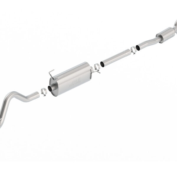 Borla S-Type Cat-Back 17-19 Ford F-250/350 Super Duty Side Exit Exhaust - Black Chrome Tip