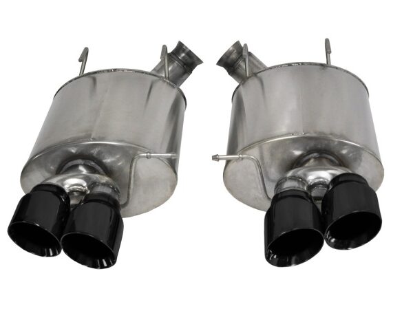 Corsa 2013-2014 Ford Mustang Shelby GT500 5.8L V8 Black Sport Axle-Back Exhaust