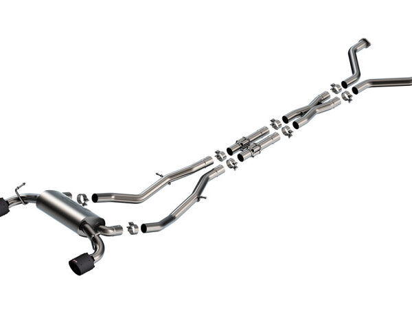 Borla 23-24 Nissan Z 2.5in S-Type Cat Back Exhaust 4.5in Tip - Carbon Fiber Black Anodized