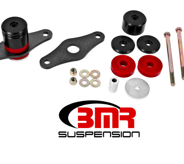 BMR 15-17 S550 Mustang Motor Mount Kit (Polyurethane) - Black Anodized