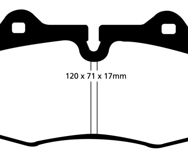 EBC 94-99 BMW M5 3.8 (E34) Redstuff Front Brake Pads