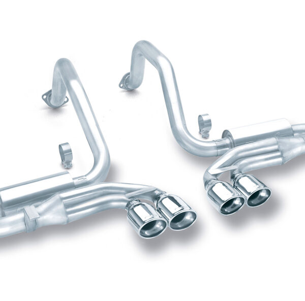 Borla 97-04 Corvette Coupe/Conv/Hatchback 5.7L 8cyl 4spd/6spd RWD Classic S-Typein Cat-Back Exhaust