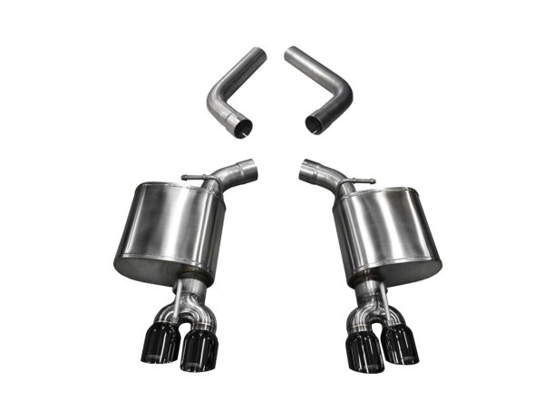 Corsa 2015-23 Dodge Challenger 6.4L/17-19 Challenger 5.7L Black Sport Axle-Back Exhaust w/3.5in Tips