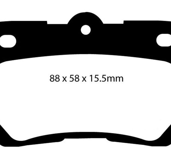 EBC 06-07 Lexus GS300 3.0 Yellowstuff Rear Brake Pads