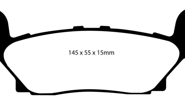 EBC 05-07 Hummer H3 3.5 Yellowstuff Rear Brake Pads