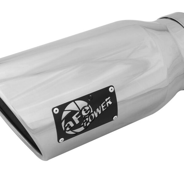 aFe MACH Force-Xp 5in Inlet x 7in Outlet x 15in length 304 Stainless Steel Exhaust Tip