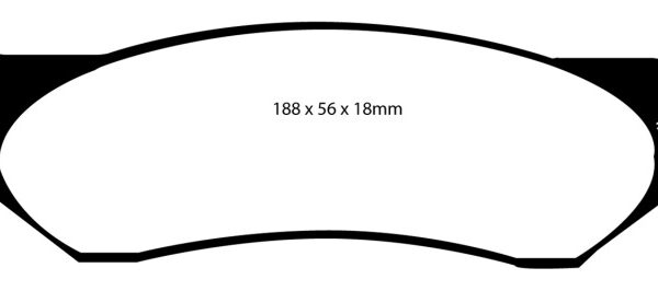EBC 04-06 Dodge Durango 3.7 Greenstuff Front Brake Pads