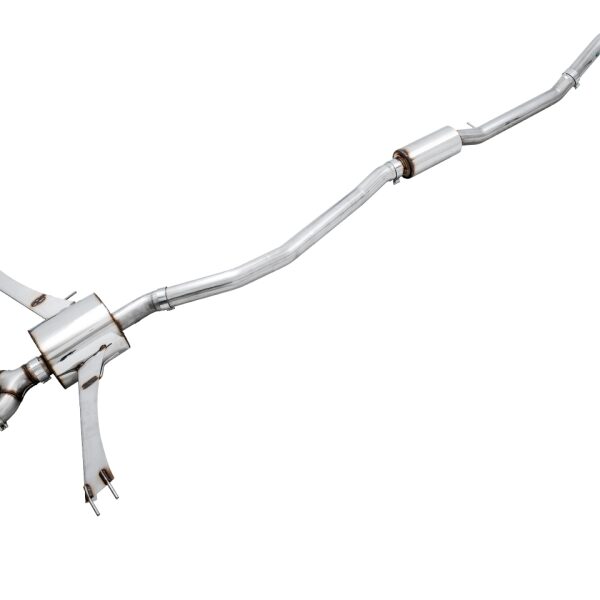 AWE Tuning 2016+ Honda Civic Si Touring Edition Exhaust w/Front Pipe & Dual Diamond Black Tips