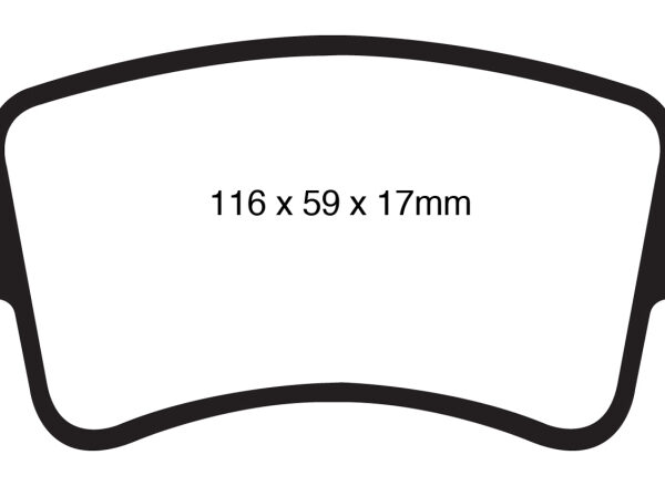 EBC 09-11 Audi A4 2.0 Turbo Yellowstuff Rear Brake Pads