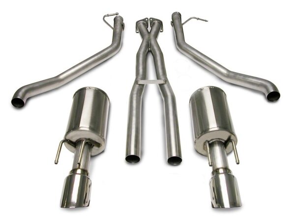 Corsa 2005-2006 Pontiac GTO 6.0L V8 2.5in Sport Cat-Back + XPipe Exhaust Polished Tips