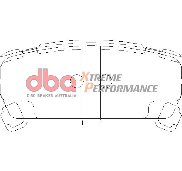 DBA 02-03 Subaru WRX XP650 Rear Brake Pads