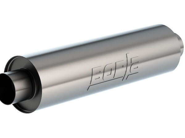 Borla Universal Muffler 6.75 X 24.00in LG. X 3.53 I.D. w/Nipples, Un-notched , OAL 29.00in
