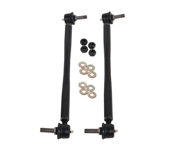 BMR 12-15 5th Gen Camaro Front Sway Bar End Link Kit - Black