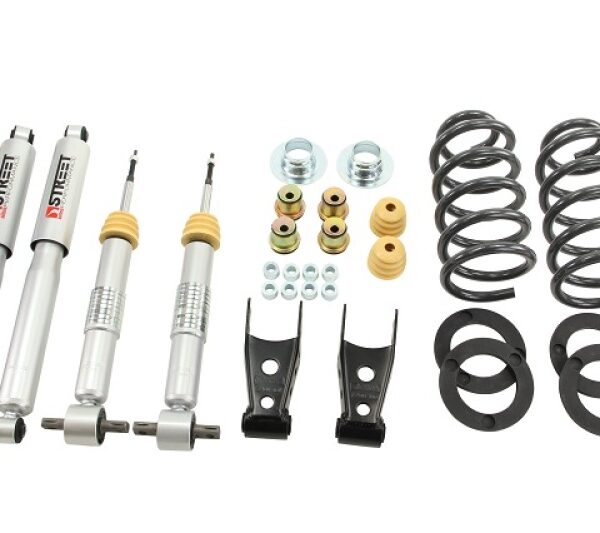 Belltech LOWERING KIT 14+ Chevy Silverado (Std Cab) 2WD 1-2in Front/ 2-3in Rear w/ Street Shocks