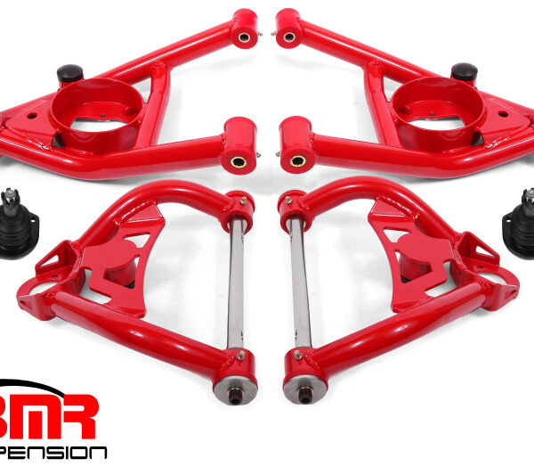 BMR 64-72 A-Body Upper And Lower A-Arm Kit - Red