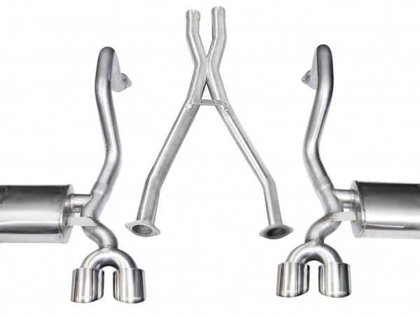 Corsa 1997-2004 Chevrolet Corvette C5 Z06 5.7L V8 Polished Xtreme Cat-Back + XO Exhaust