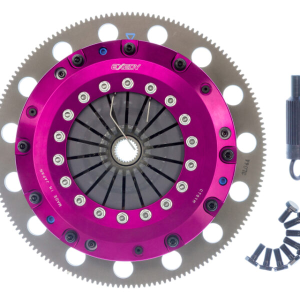 Exedy 96-16 Ford Mustang V8 4.6L/5.0L Hyper Twin Cerametallic Clutch Sprung Disc Push Type Cover