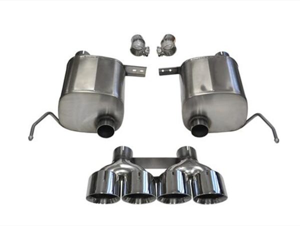 Corsa 2014-2019 Corvette C7 Coupe 6.2L V8 AT/MT 2.75in Valve-Back Dual Rear Exit Polished XtremeExh