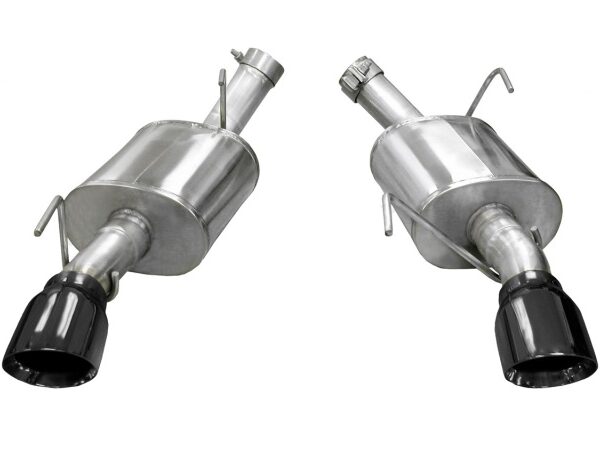 Corsa 2005-2010 Ford Mustang Shelby GT500 5.4L V8 Black Xtreme Axle-Back Exhaust