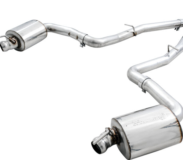 AWE Tuning 2015+ Dodge Challenger 6.4L/6.2L Non-Resonated Touring Edition Exhaust - Use Stock Tips