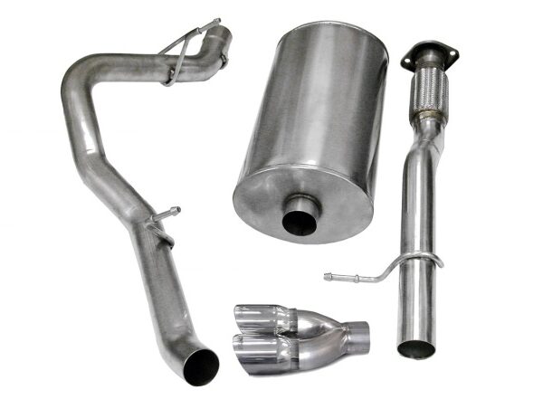 Corsa 2007-2008 Chevrolet Suburban 1500 5.3L V8 Polished Sport Cat-Back Exhaust