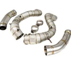 Untd. Performance Catless W/Shield Downpipe - Mercedes-Benz AMG W205 C63