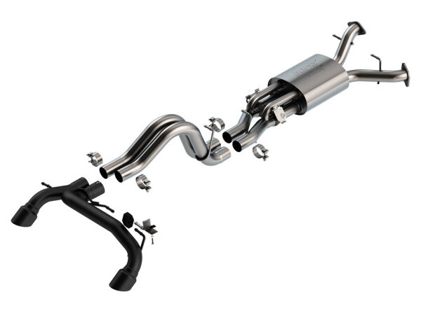 Borla 22-24 Ford Bronco Raptor V6 Turbo AT 2WD / 4WD ATAK Catback Exhaust w/ 4in Black Coated Tips