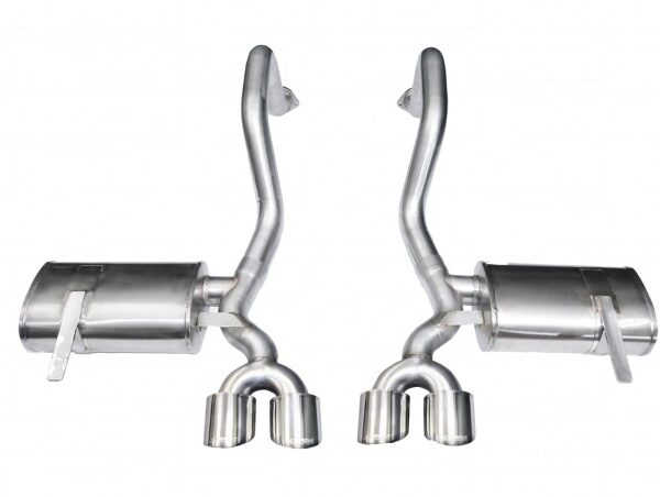 Corsa 1997-2004 Chevrolet Corvette C5 Z06 5.7L V8 Polished Xtreme Axle-Back Exhaust