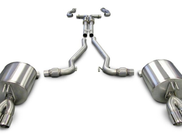 Corsa 2008-2009 Pontiac G8 GXP 6.0L V8 Polished Sport Cat-Back + XO Exhaust