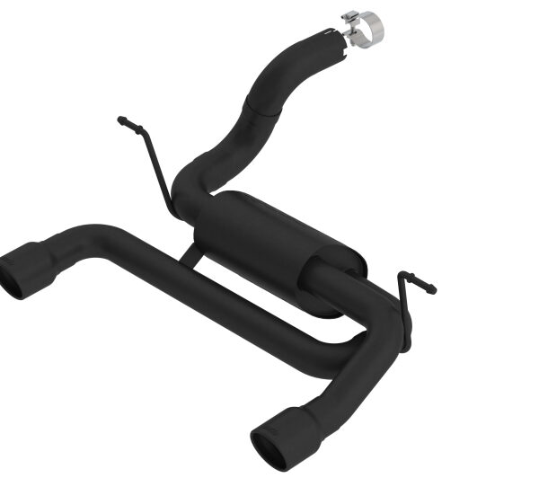 Borla 18-19 Jeep Wrangler JL/JLU 2.0L 4Cyl 2DR/4DR Axle Back Exhaust S-Type w/ 3.5in Tips - Black