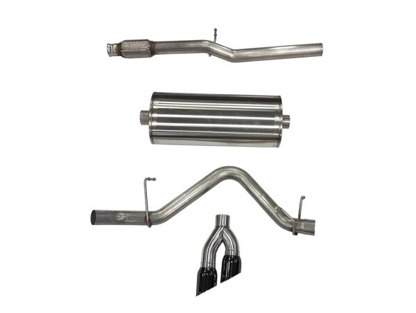 Corsa 19-24 Chevy Silverado 1500 5.3L Crew Cab Short Bed Sport Cat-Back Dual Rear Exit w/ Black Tips