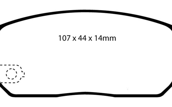 EBC 02-03 Infiniti G20 2.0 Yellowstuff Rear Brake Pads