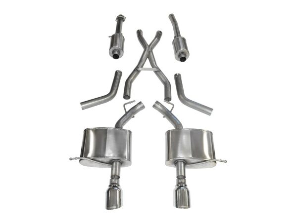 Corsa 2011-2024 Dodge Durango 5.7L V8 Polished Sport Dual Rear Cat-Back Exhaust