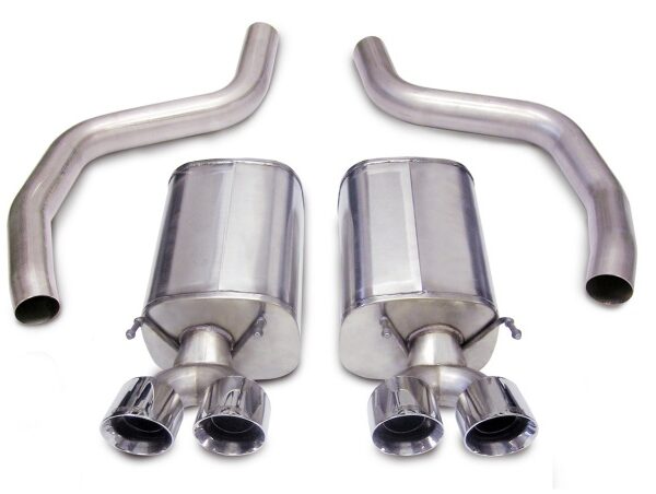 Corsa 2006-2013 Chevrolet Corvette C6 Z06 7.0L V8 Polished Sport Axle-Back Exhaust
